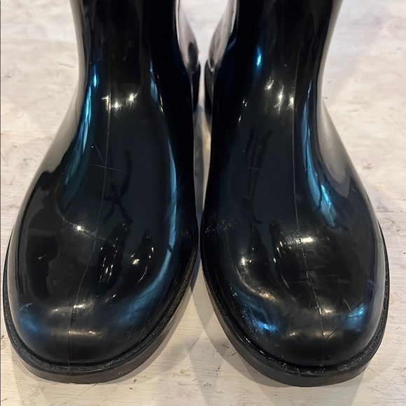 Coach Talia Rainboot in black & brown | size 11 - Picture 2 of 8